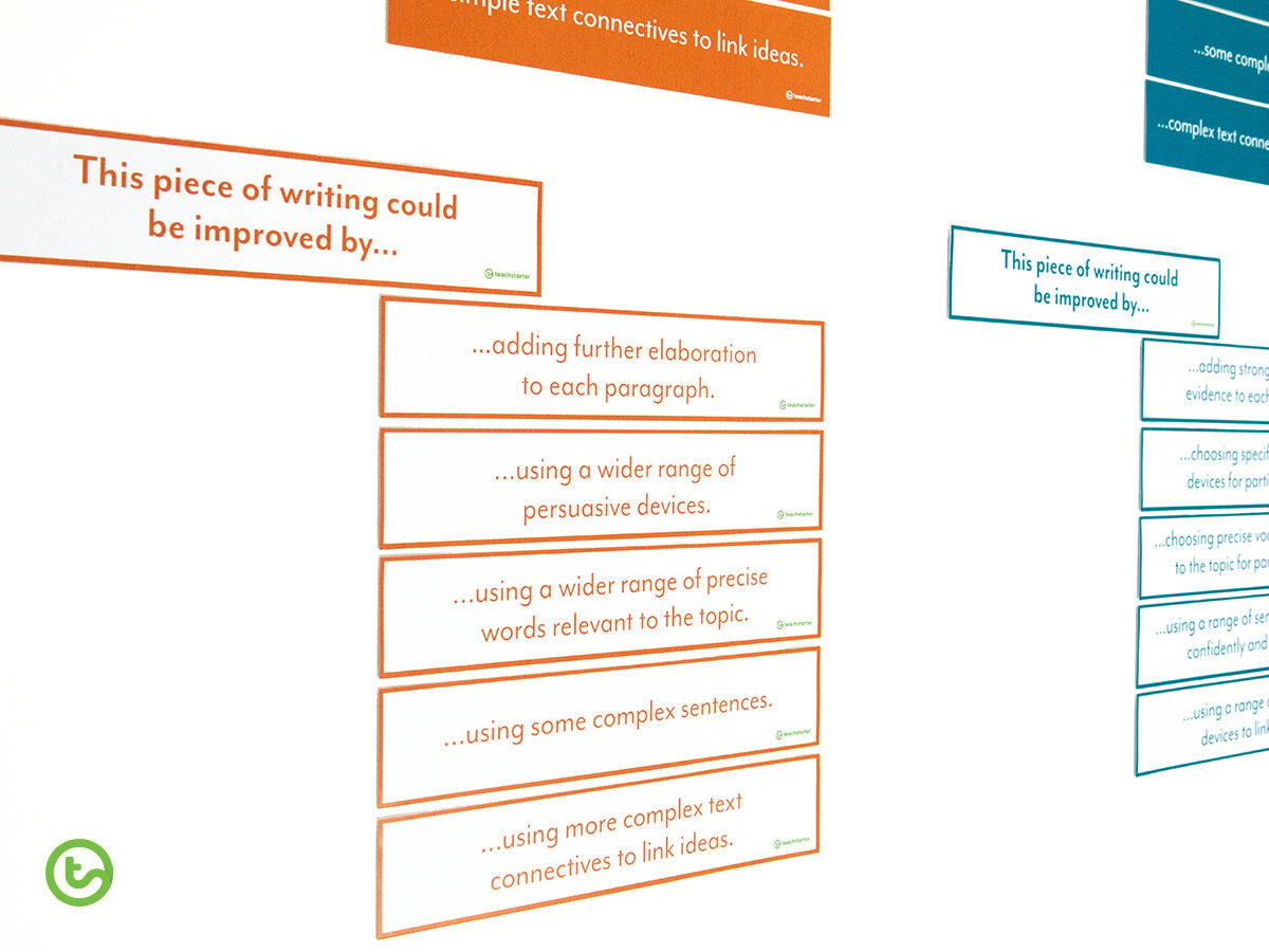 Persuasive writing bump it up wall