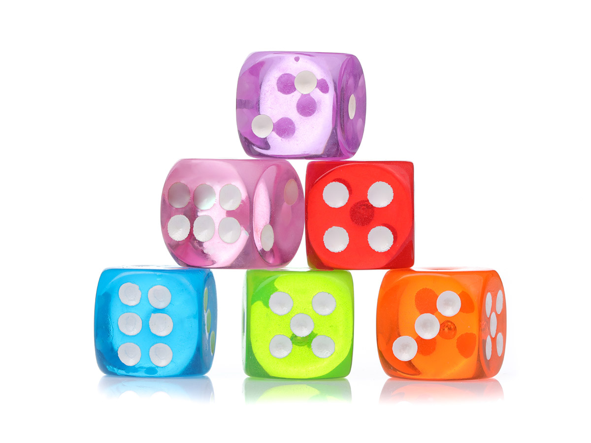 Set of 8 Dice Select from 4 Ten Sided Dice Teacher Resources
