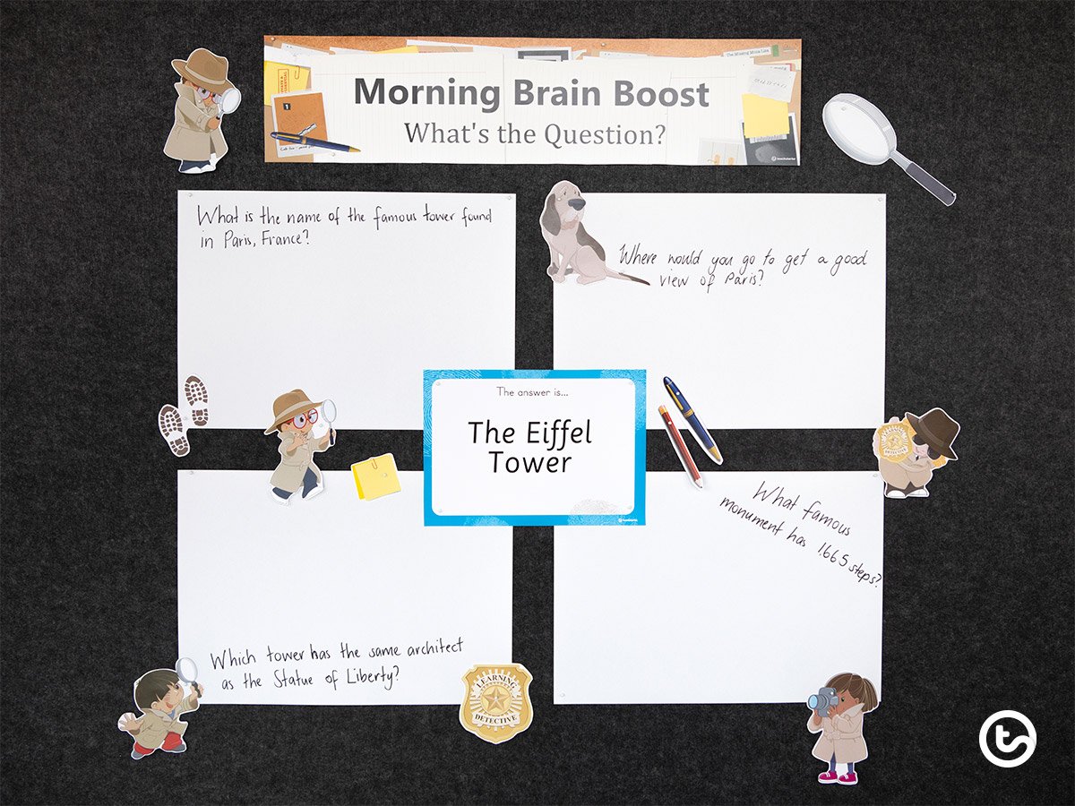 Interactive Classroom Display - Morning Brain Boost