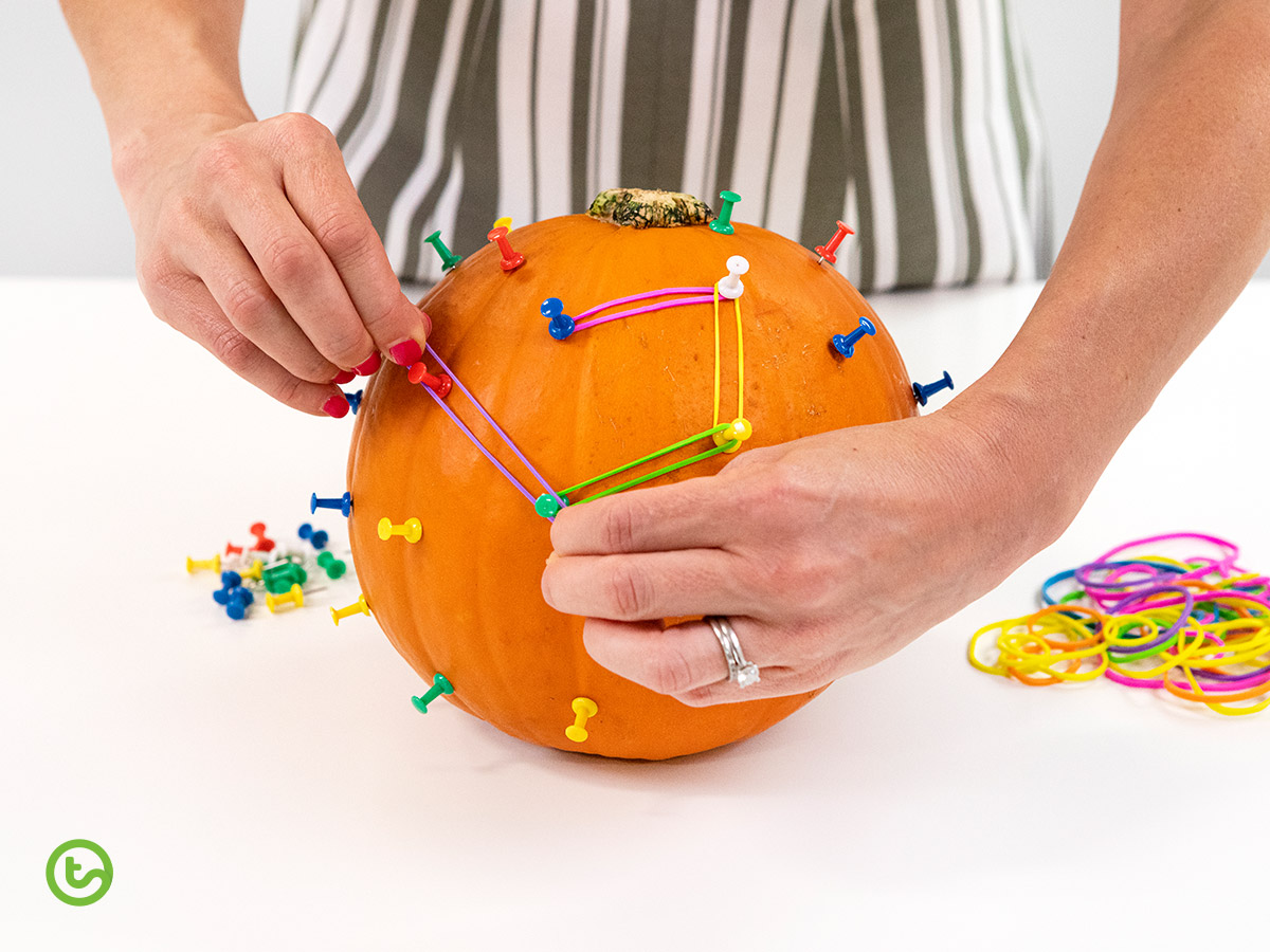 Halloween Maths activity that explores polygons.