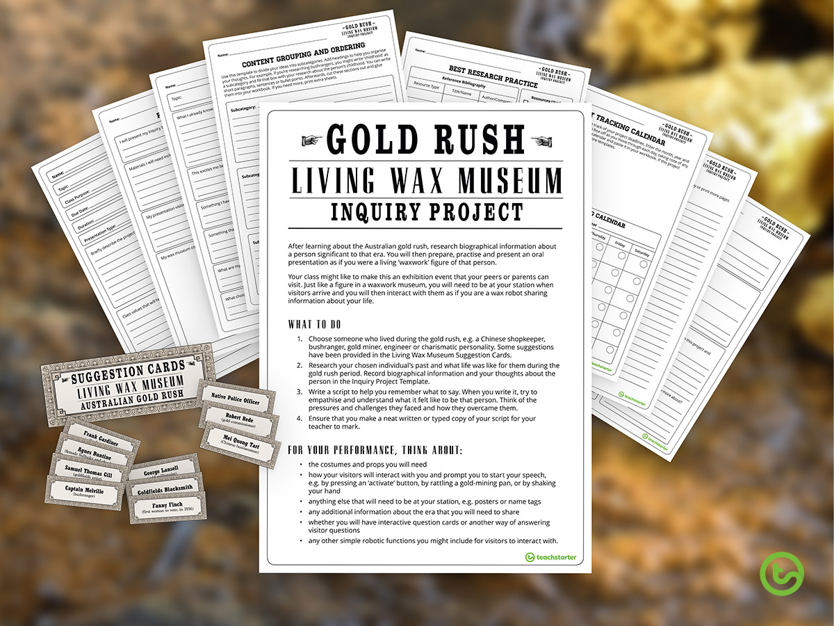 Eureka! It's a Gold rush Unit Plan - Inquiry Assessment
