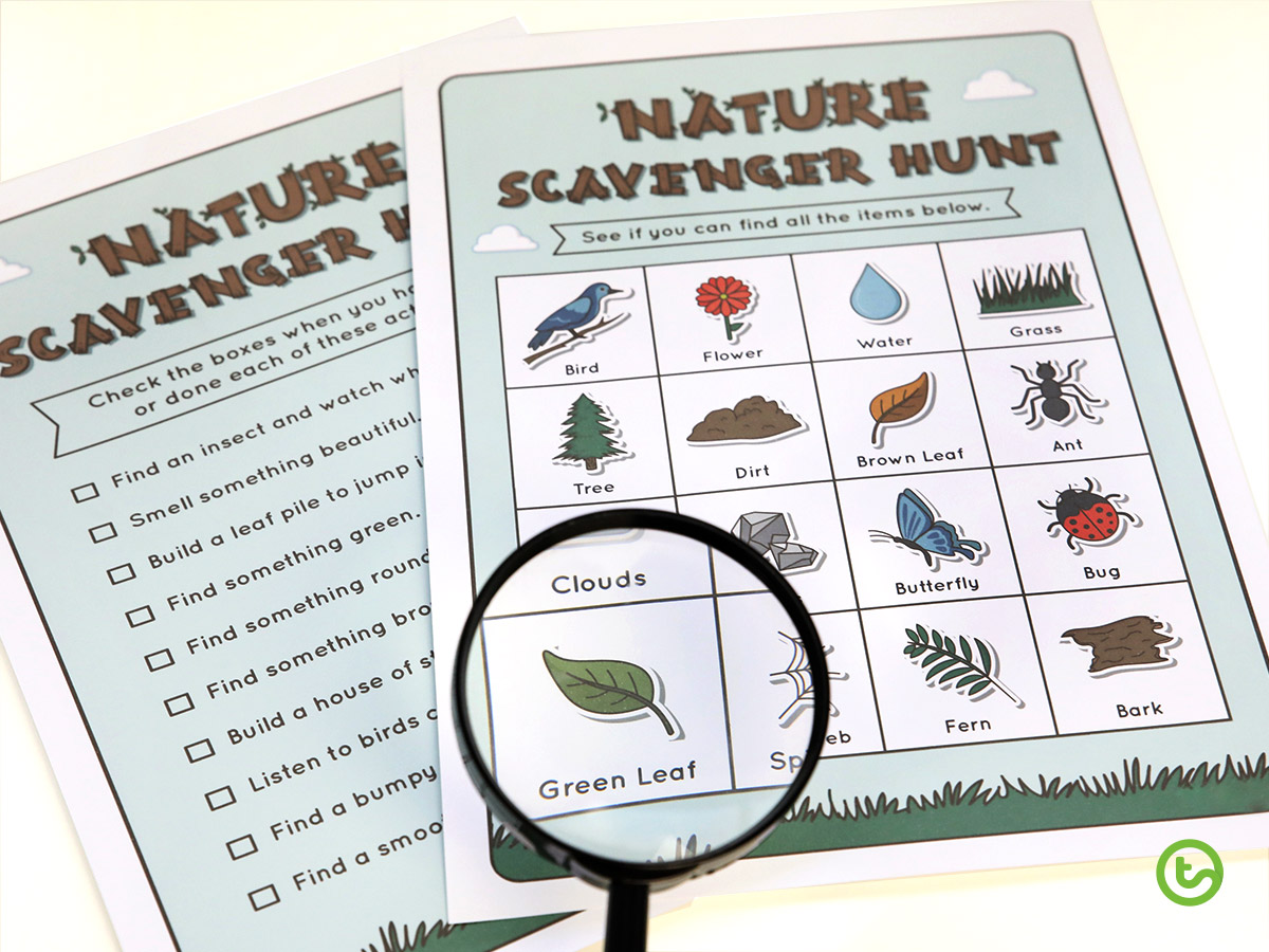 Using Natural Resources in the Classroom - Scavenger hunt