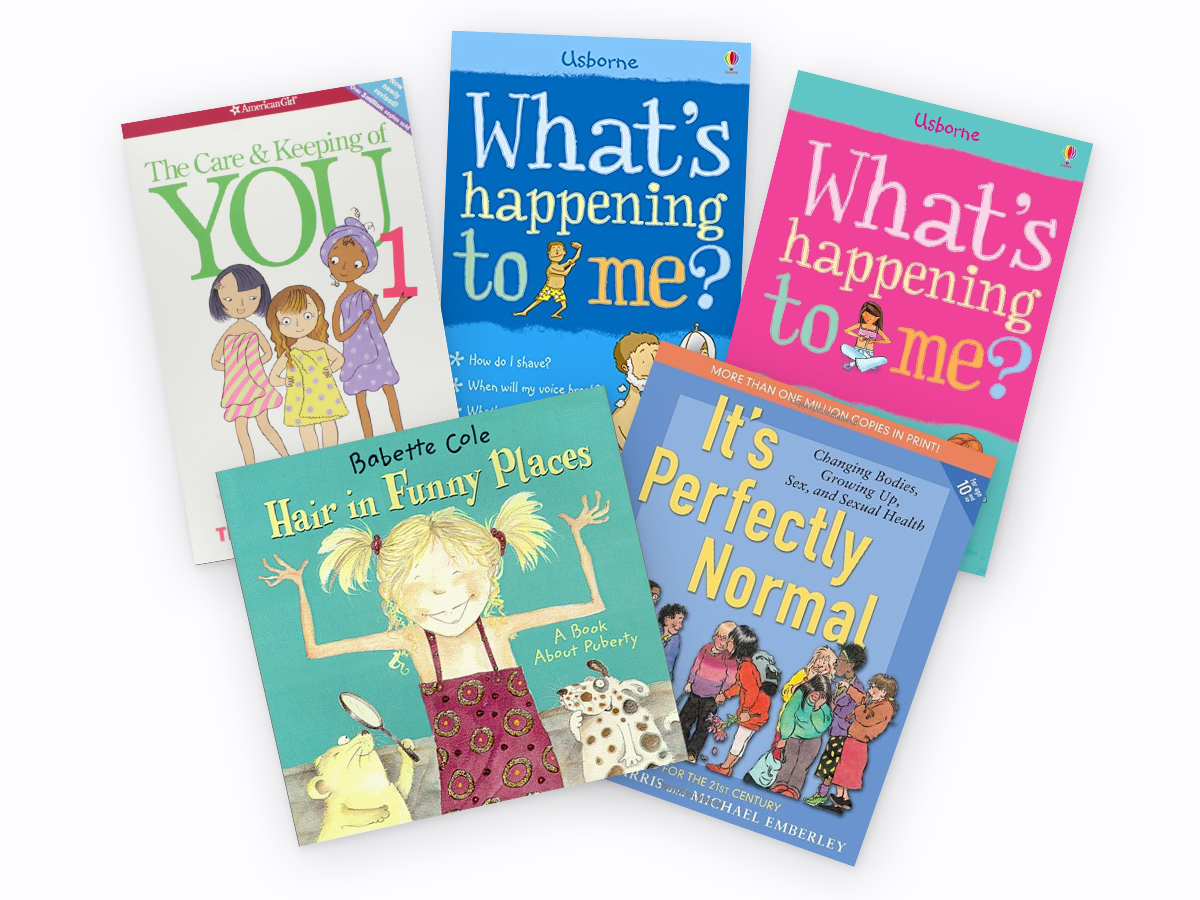 Explaining Puberty - books that help children learn about puberty