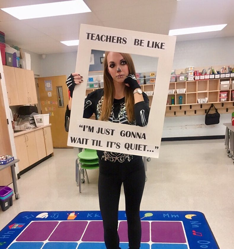 Teachers be like meme halloween costume