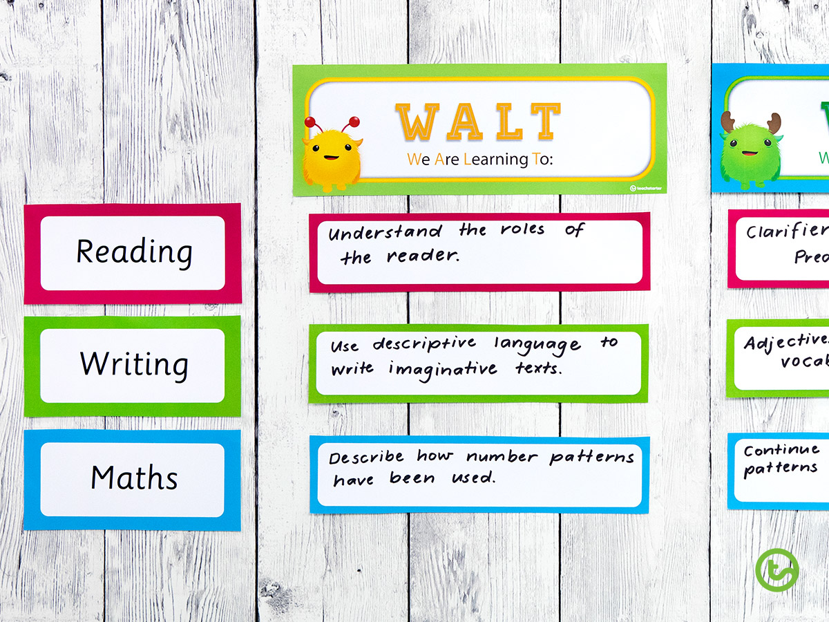 What's the Goss on WALT and WILF (Examples Included) | Teach Starter