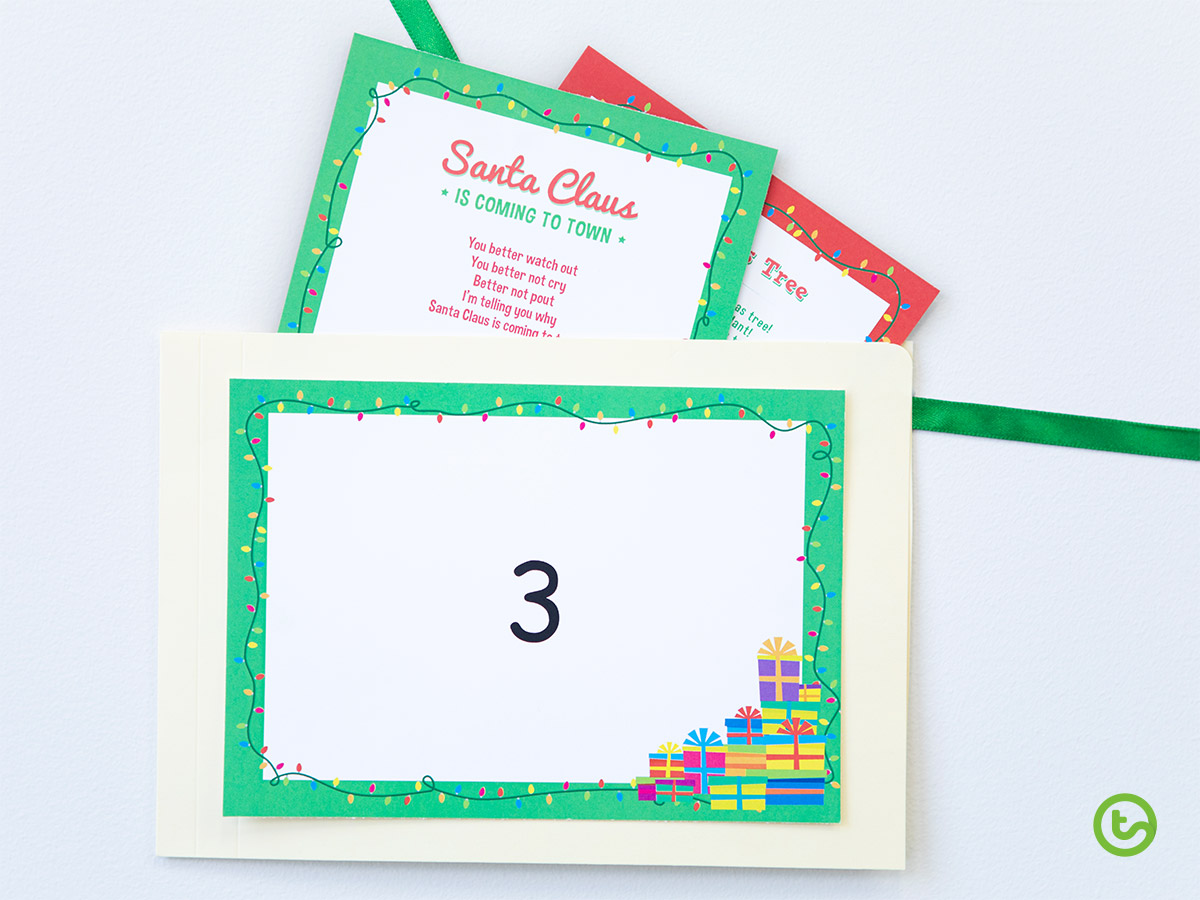 Classroom Advent Calendar - Christmas Carols