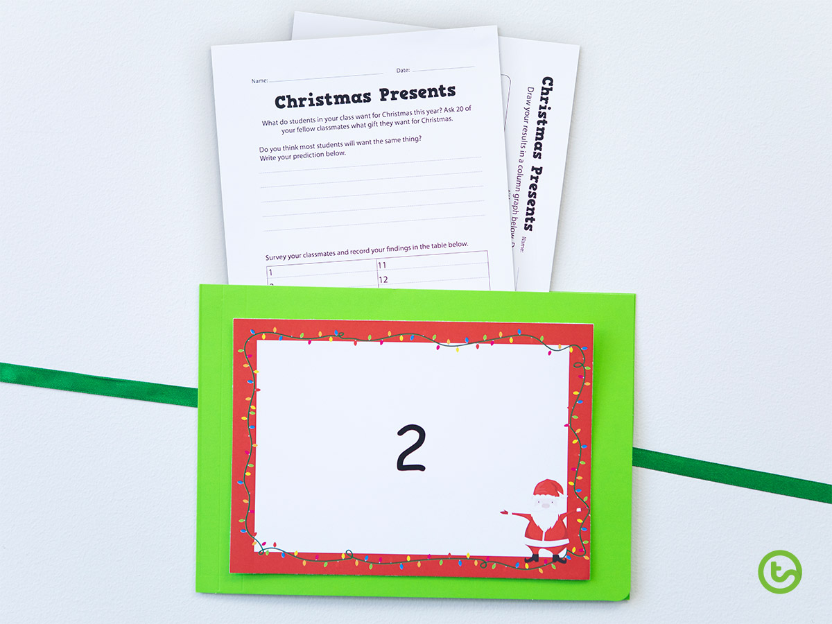 Classroom Advent Calendar - Graphing Activities