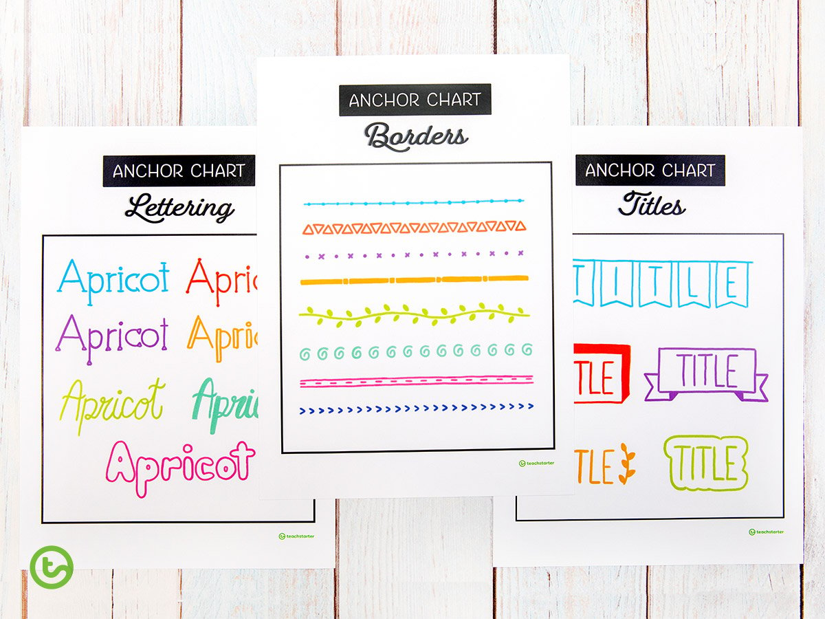 simple designs for borders for charts