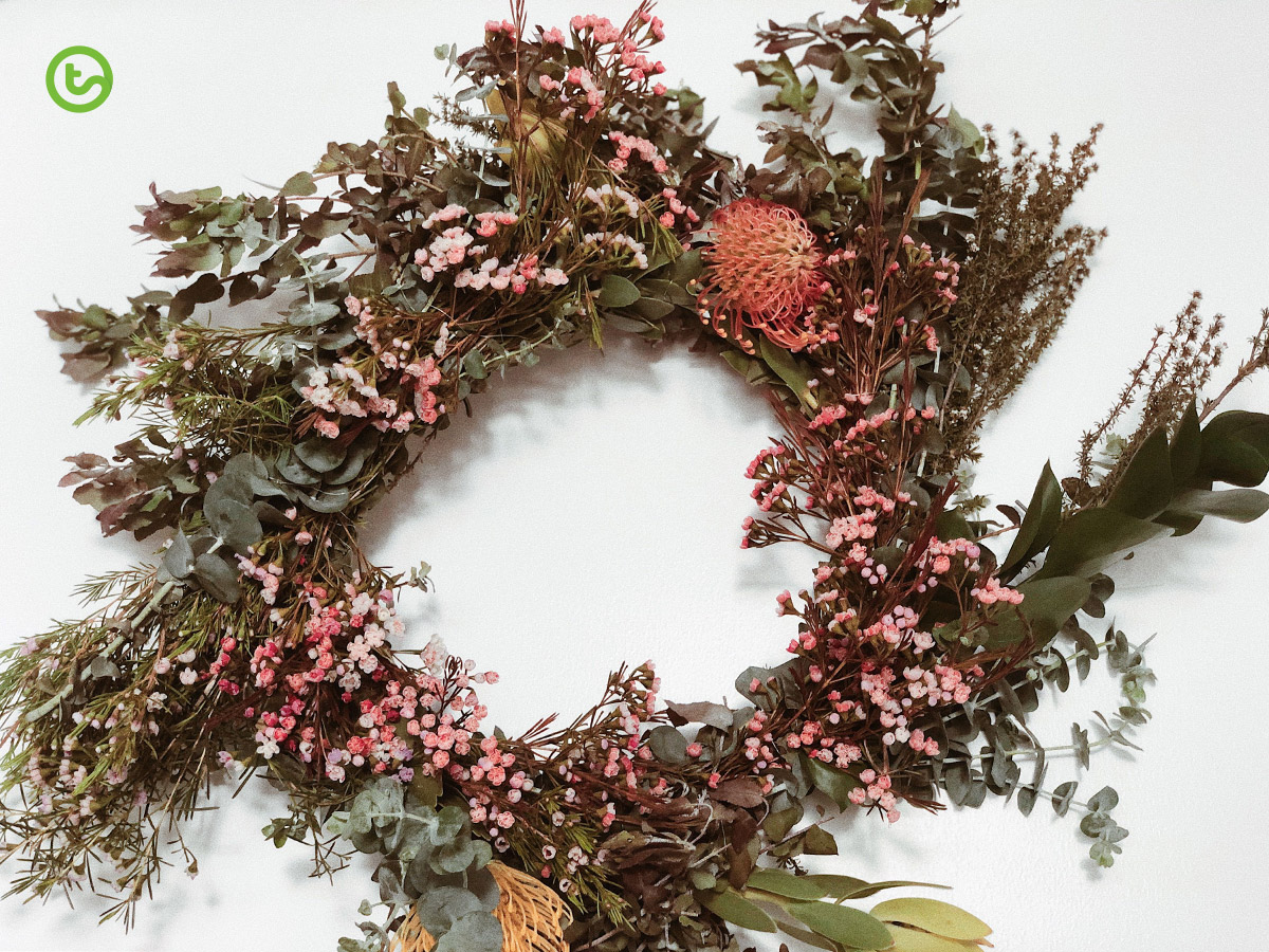 Christmas Wreath Craft - Pru's Wreath