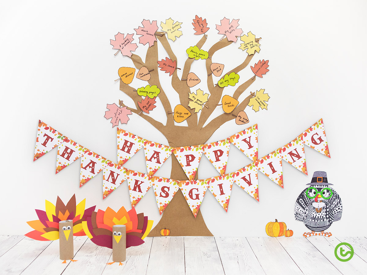 Thanksgiving Activities for the Classroom - Thanksgiving Tree