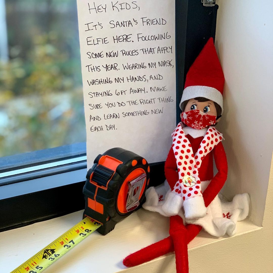 Elf on the Shelf with classroom rules