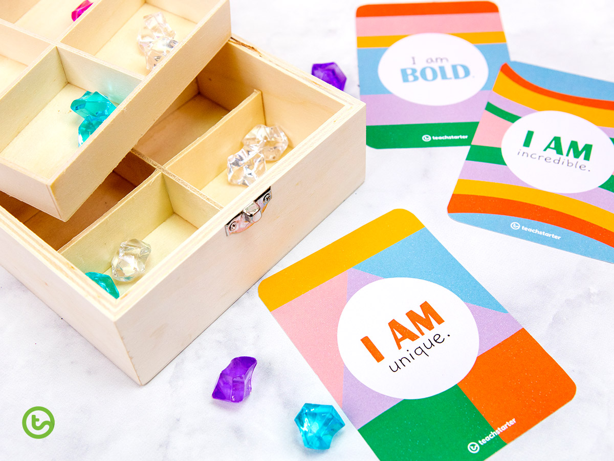 affirmation treasure box.