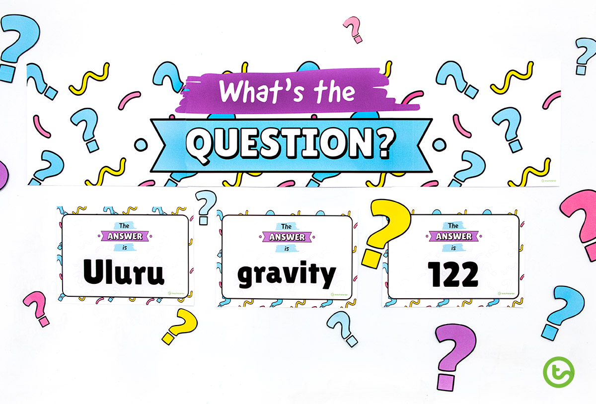What's the Question? Interactive Wall Display