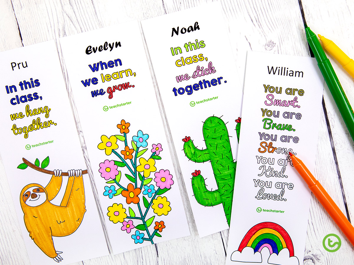 Personalised student bookmarks