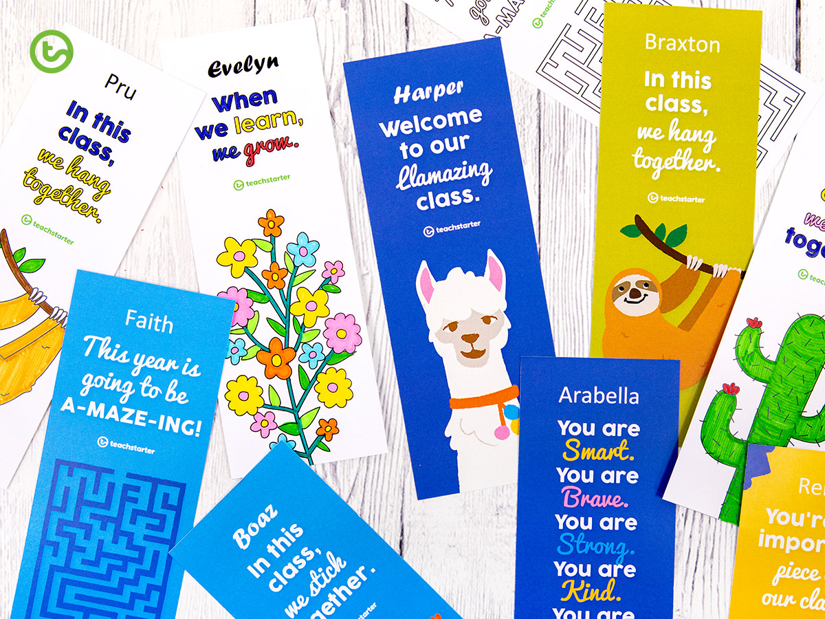 Back to School Gifts for Students (Personalised Student Bookmarks ...