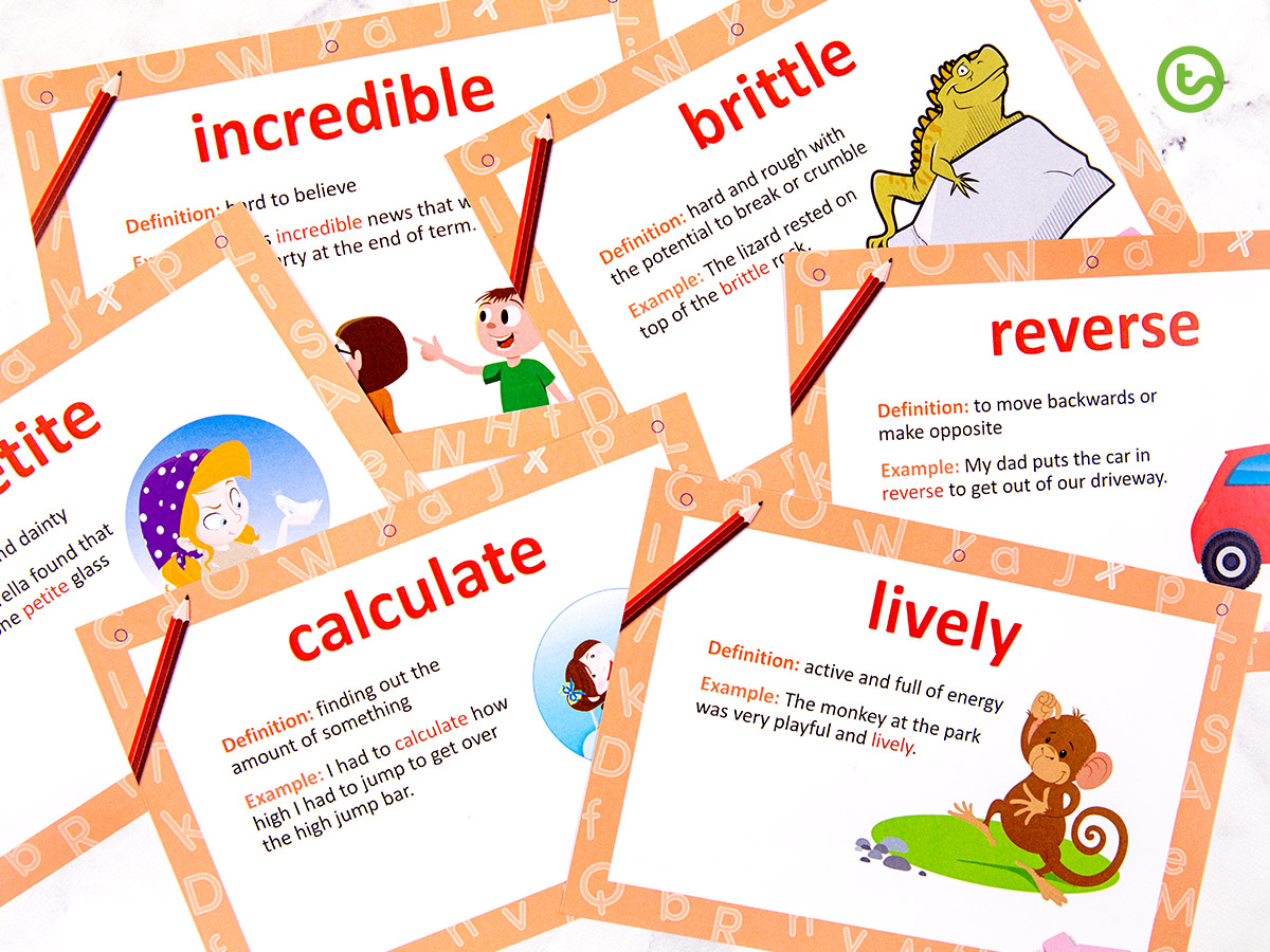Word of the week resources for Year 1
