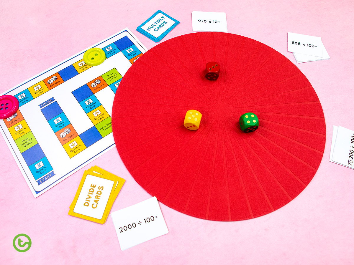IKEA hacks for rolling dice in the classroom!