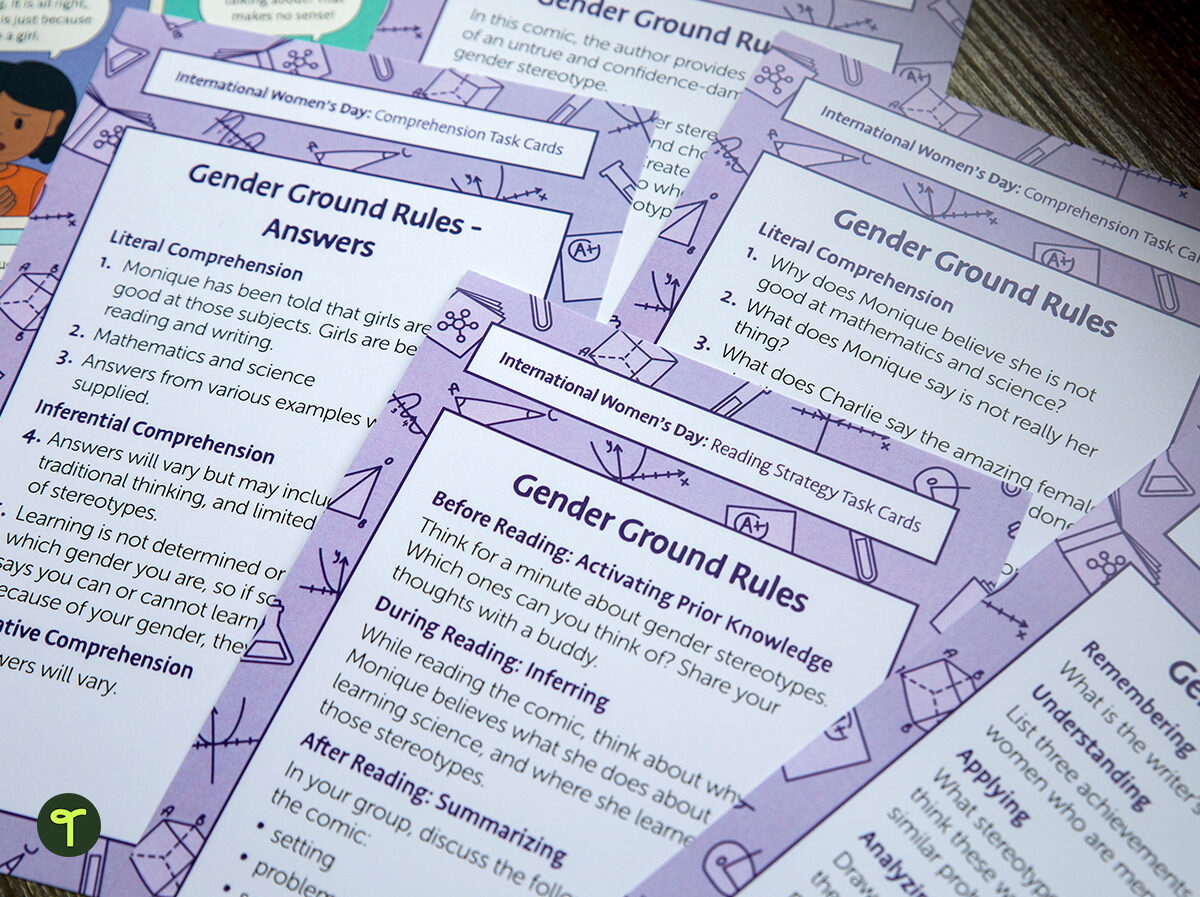 gender ground rules cards