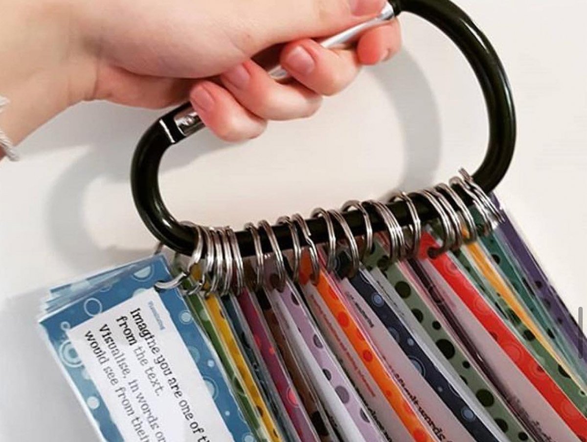 How to store task cards in the classroom