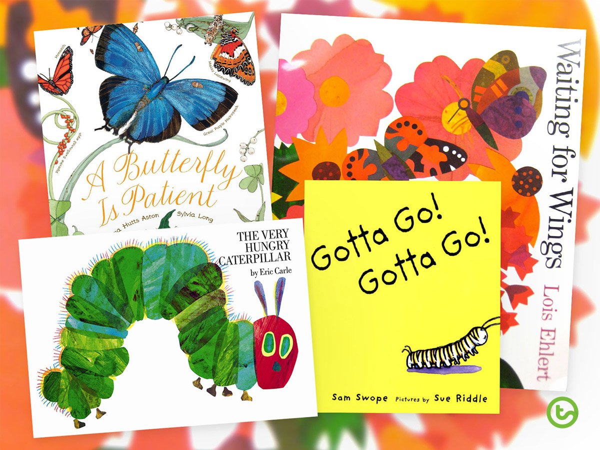 Children's books about caterpillars and butterflies