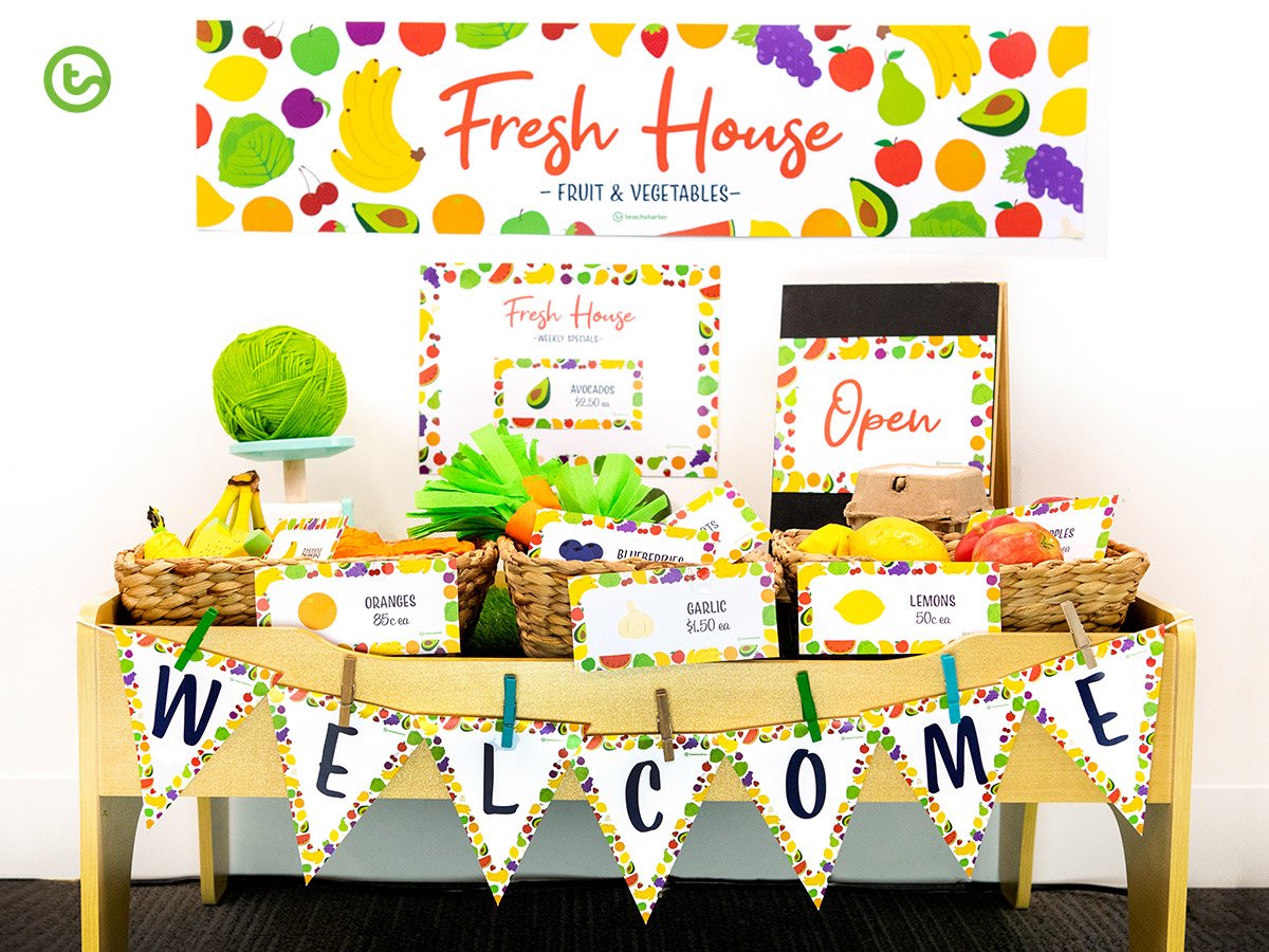 Printable Resources - Fruit and Vegetable Shop Role Play