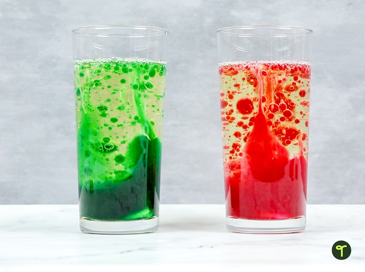 science activity for kids - lava lamp