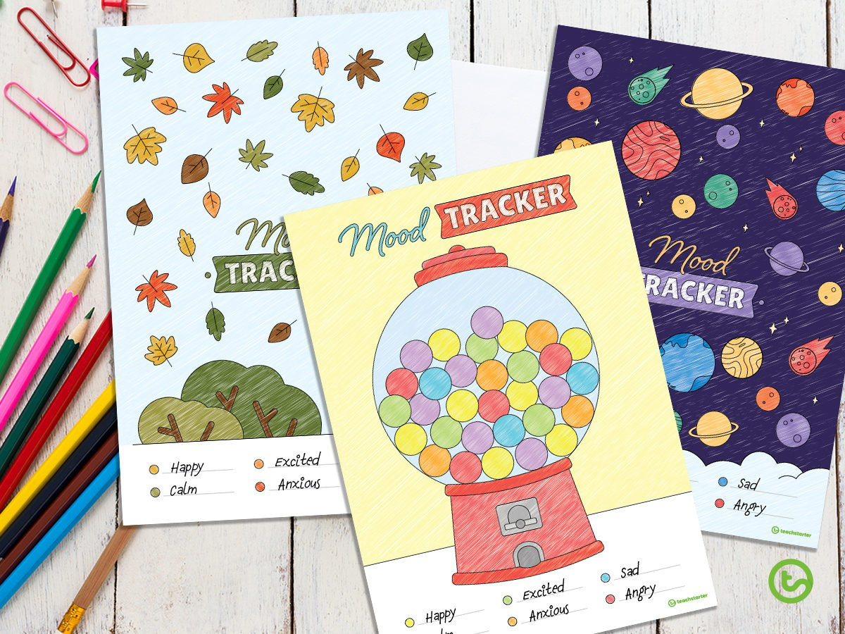 Printable Mood Trackers for Kids