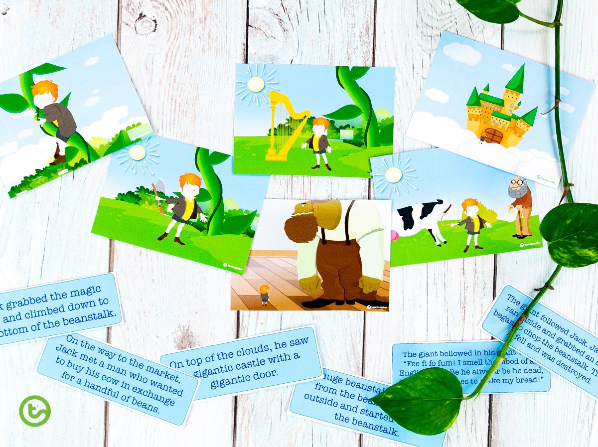 Jack and the Beanstalk Sequencing Activity Cards