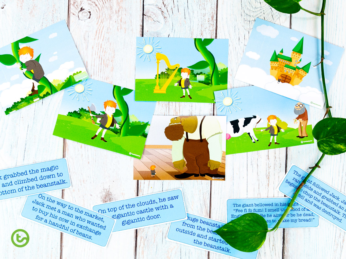 Jack and the Beanstalk Sequencing Activity Cards