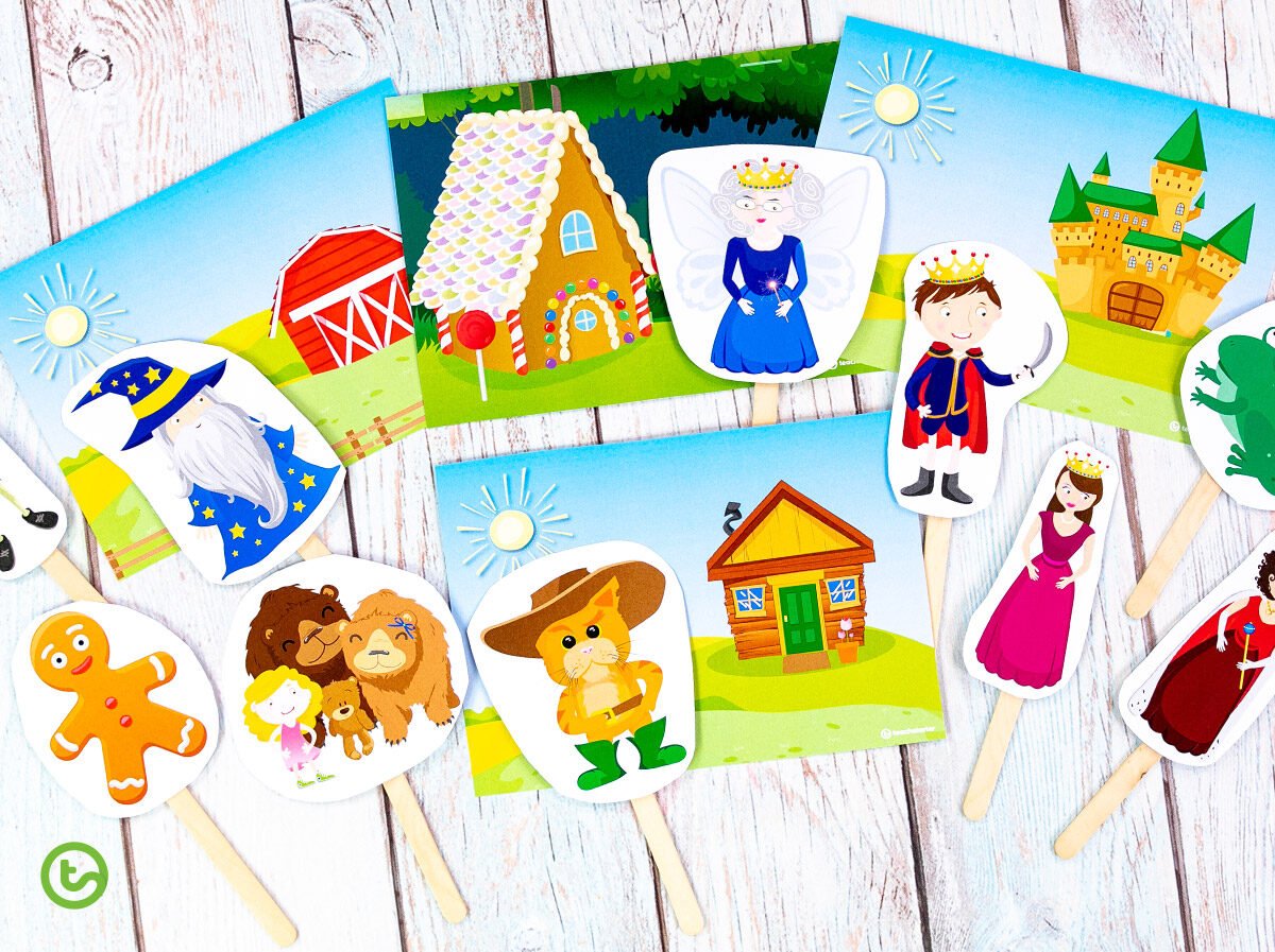 Build a Fairy Tale Storytelling Activity with FREE Printable Cards