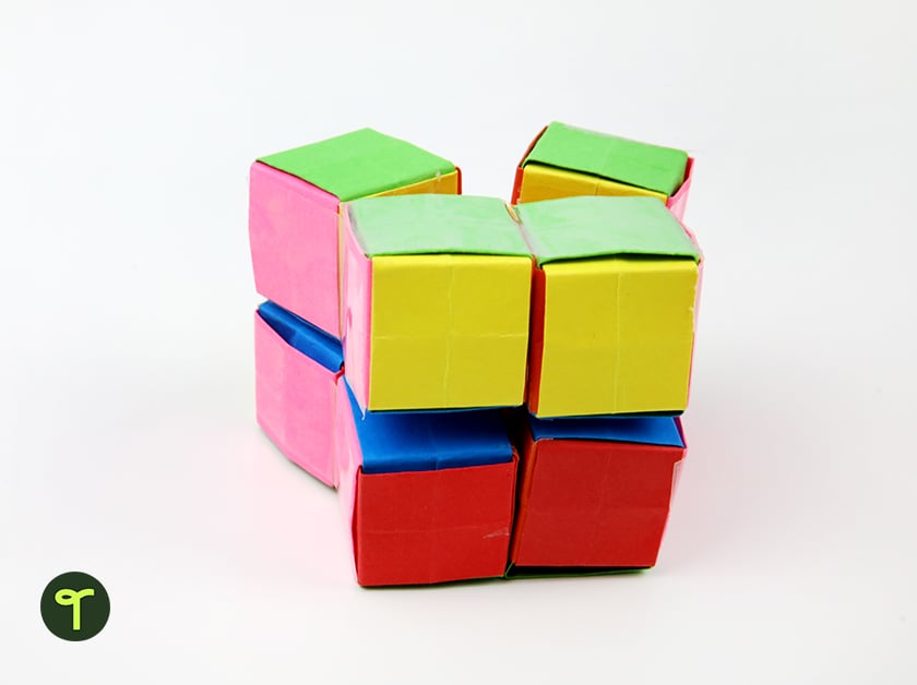 DIY infinity cube fidget toy