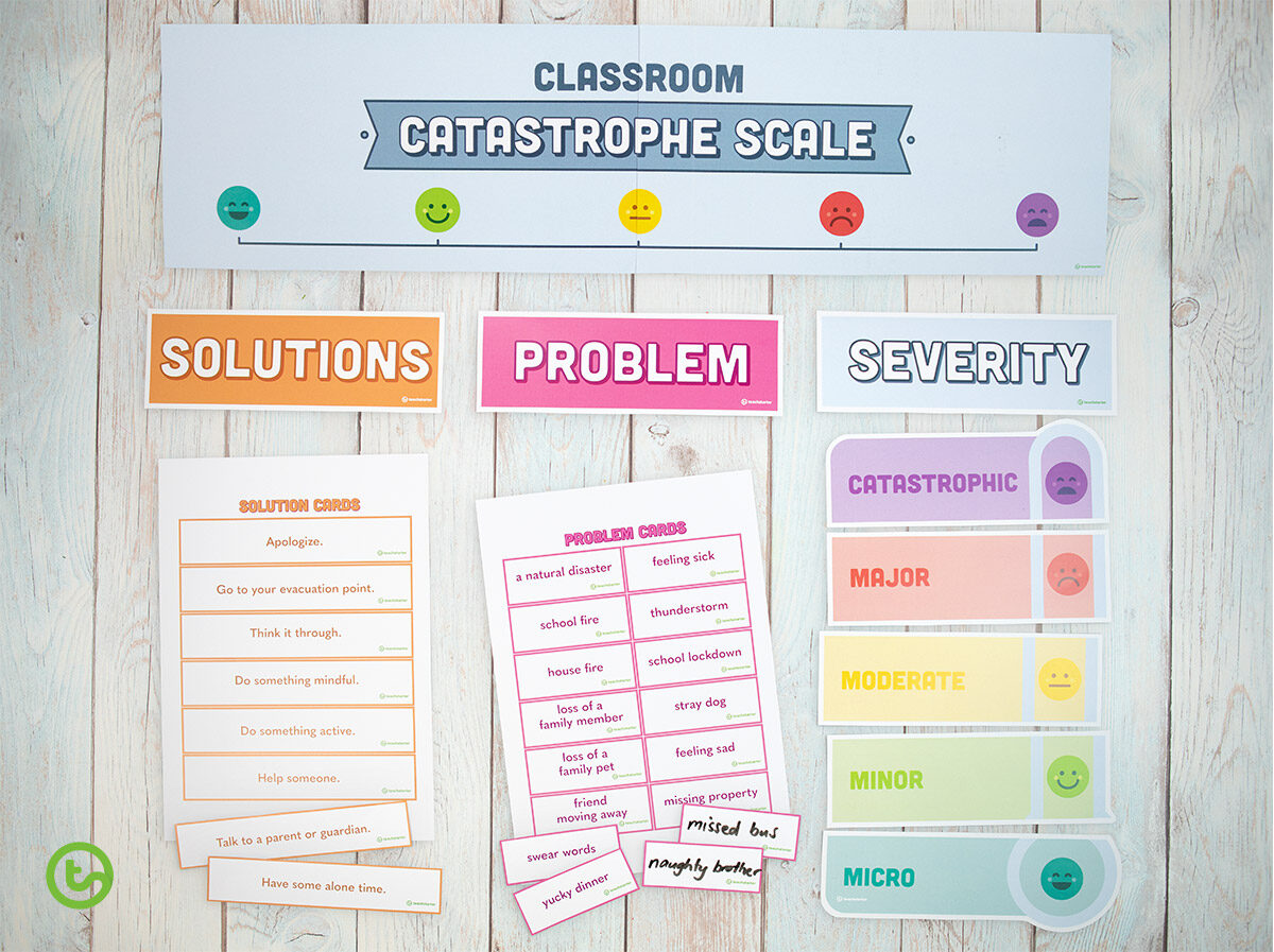 Classroom catastrophe scale display