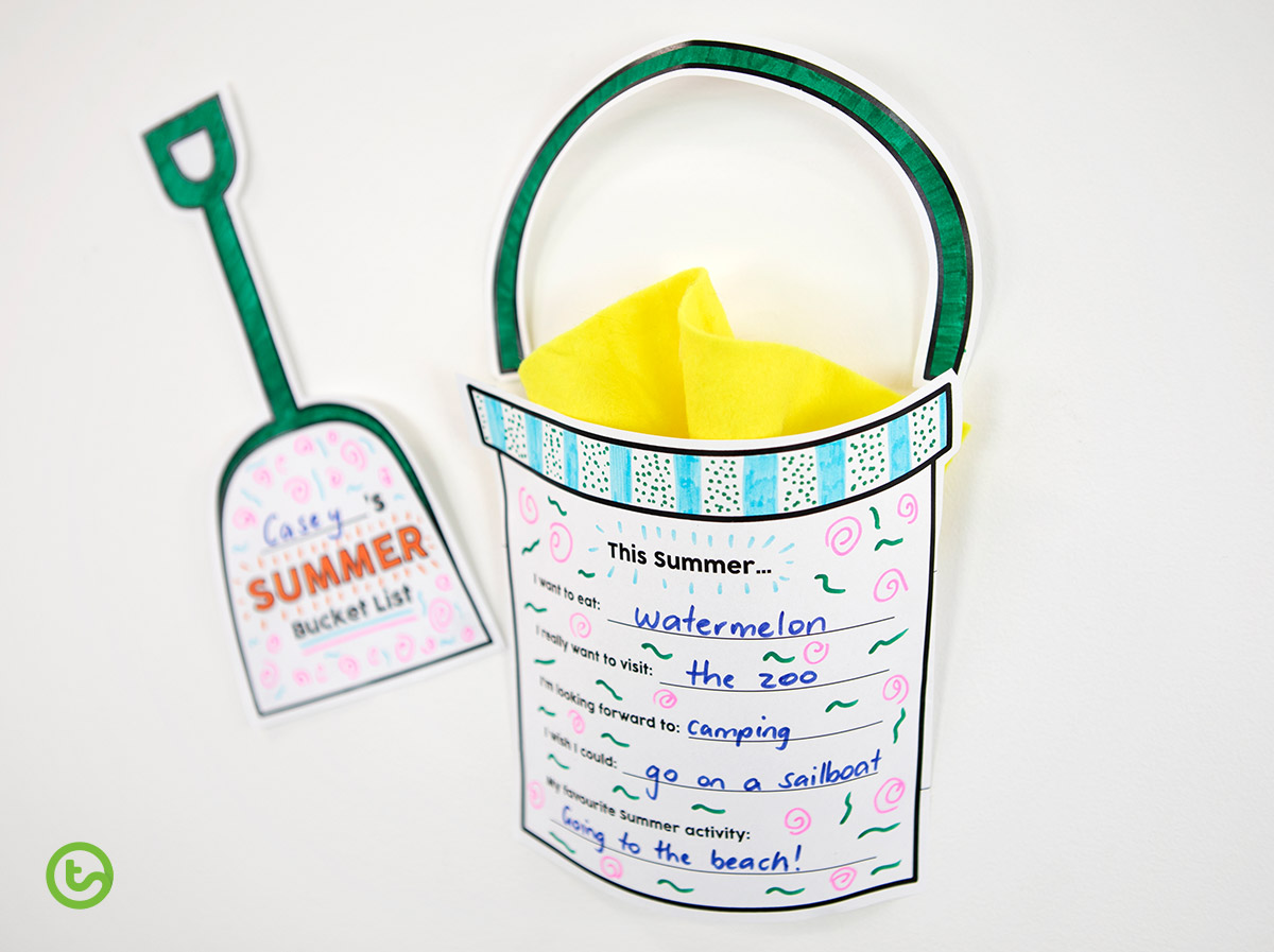 Summer-themed activities - bucket list.