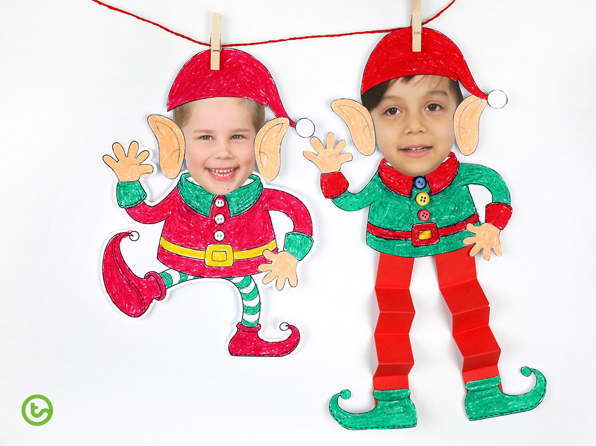 7 Easy Elf Crafts for Kids to Make Before Holiday Break