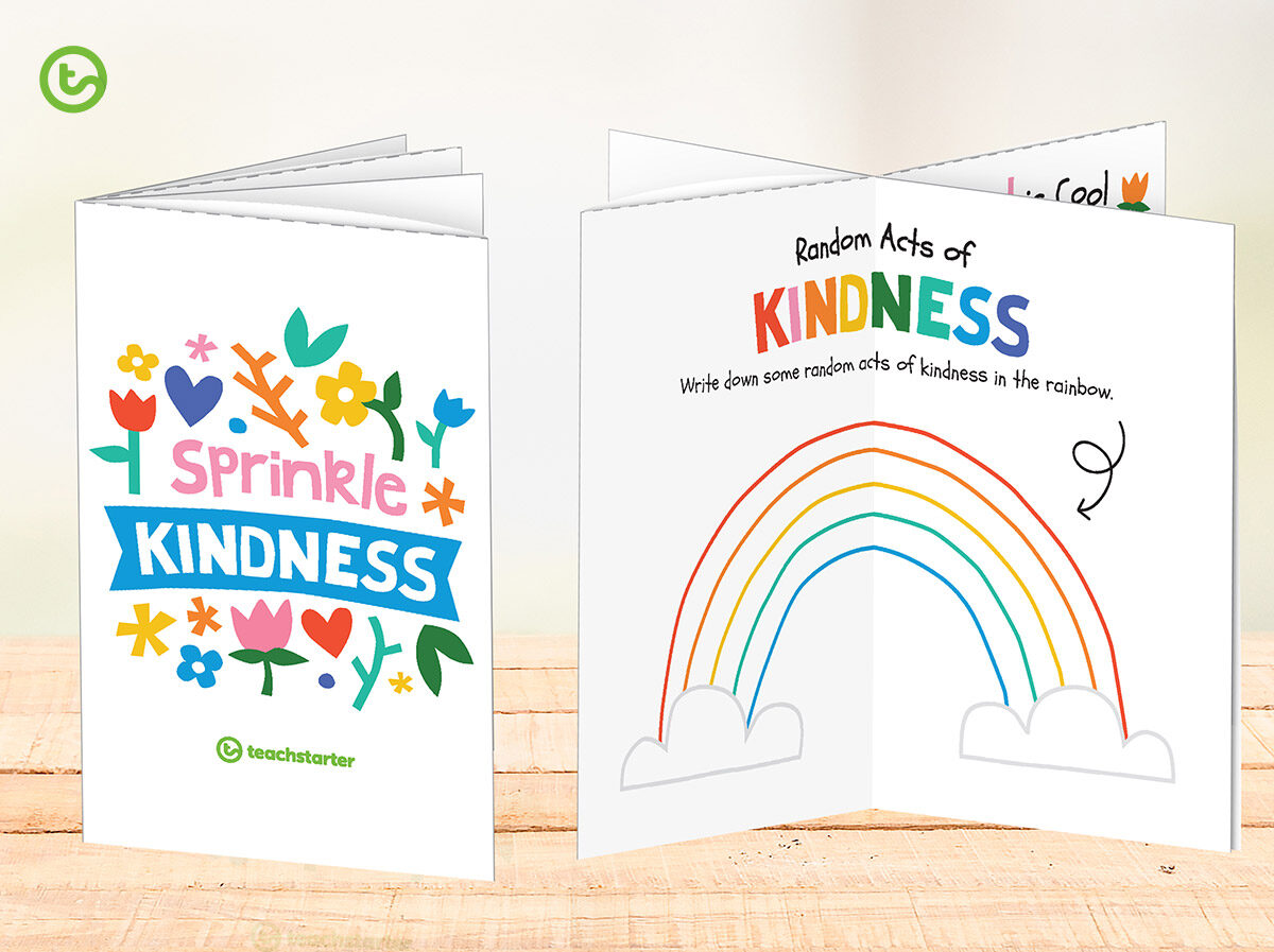 Mini kindness booklet for kids