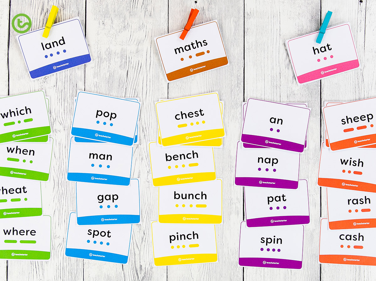 Phonics Sounds & Words  Phase  2   Flashcards    Primary School Key Stages 