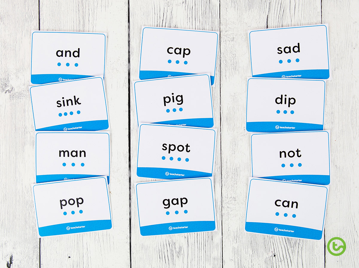 Lingo Phonics Stage 3 Cards - Sound Button Word Cards