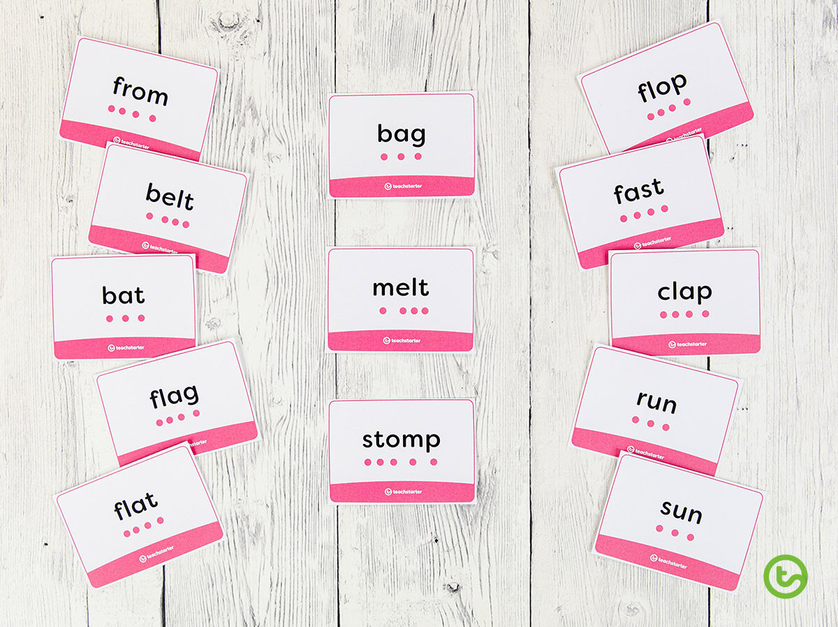 Decodable Sound Button Flashcards