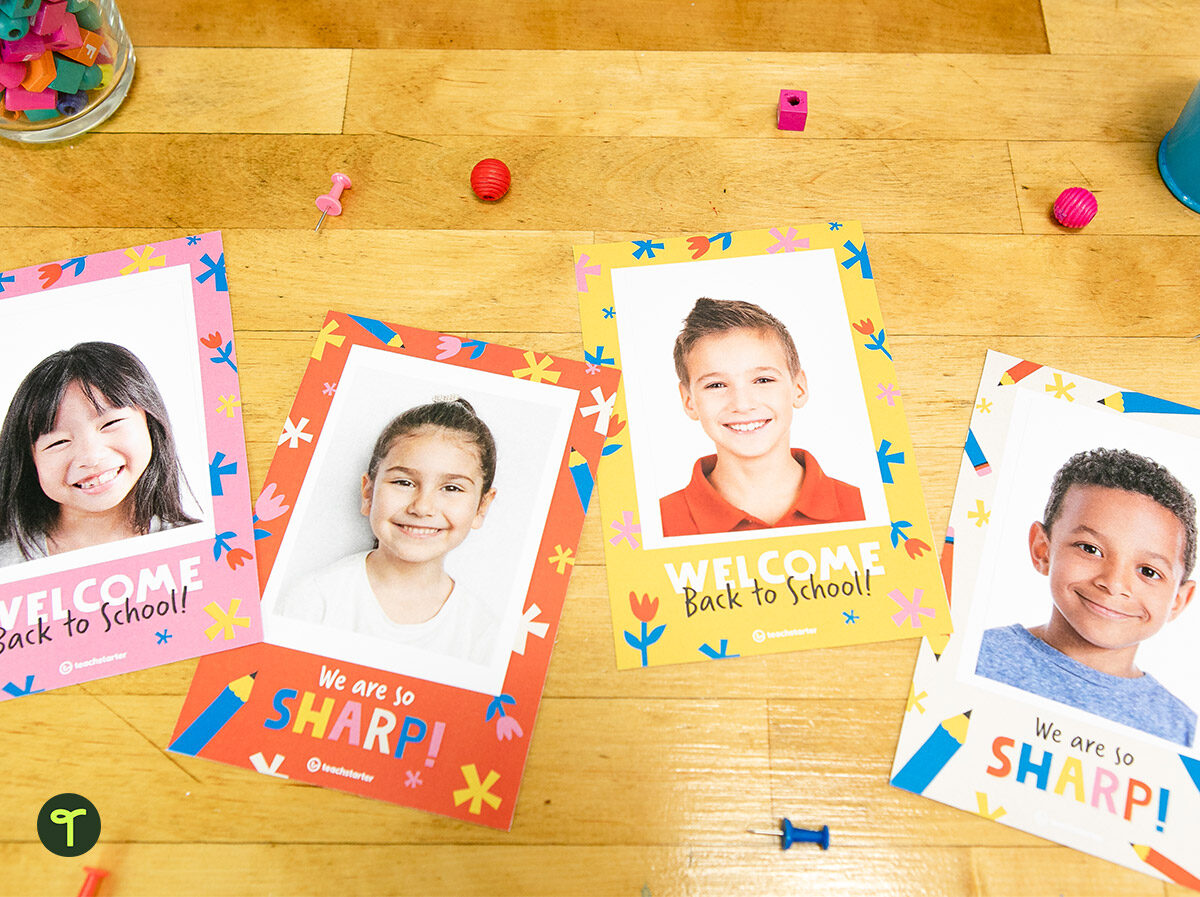first day of school activity photo frame