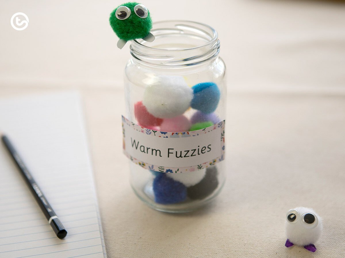 How to make warm fuzzies for the classroom