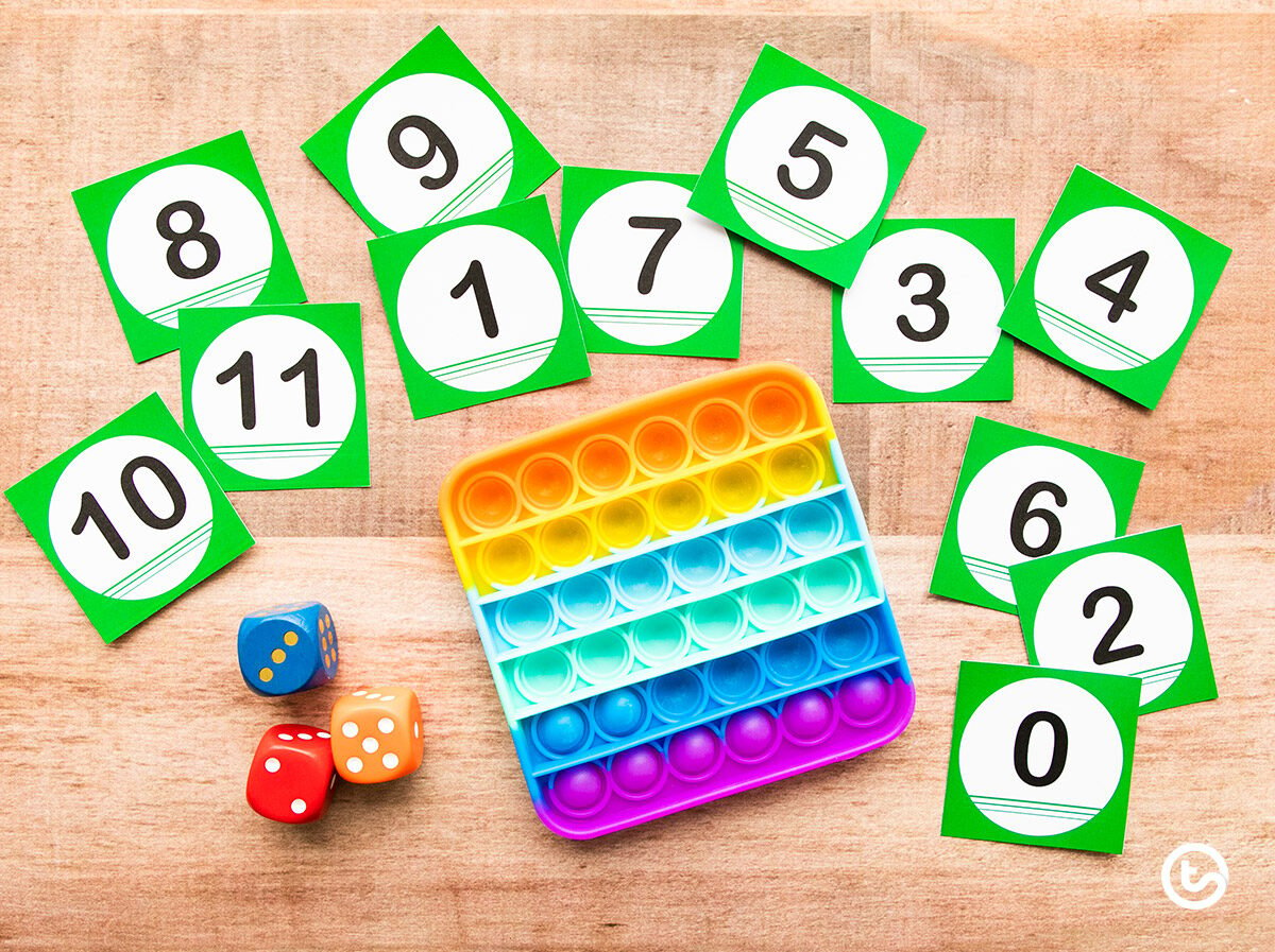 Pop It! Counting- Educational Travel Game for Kids