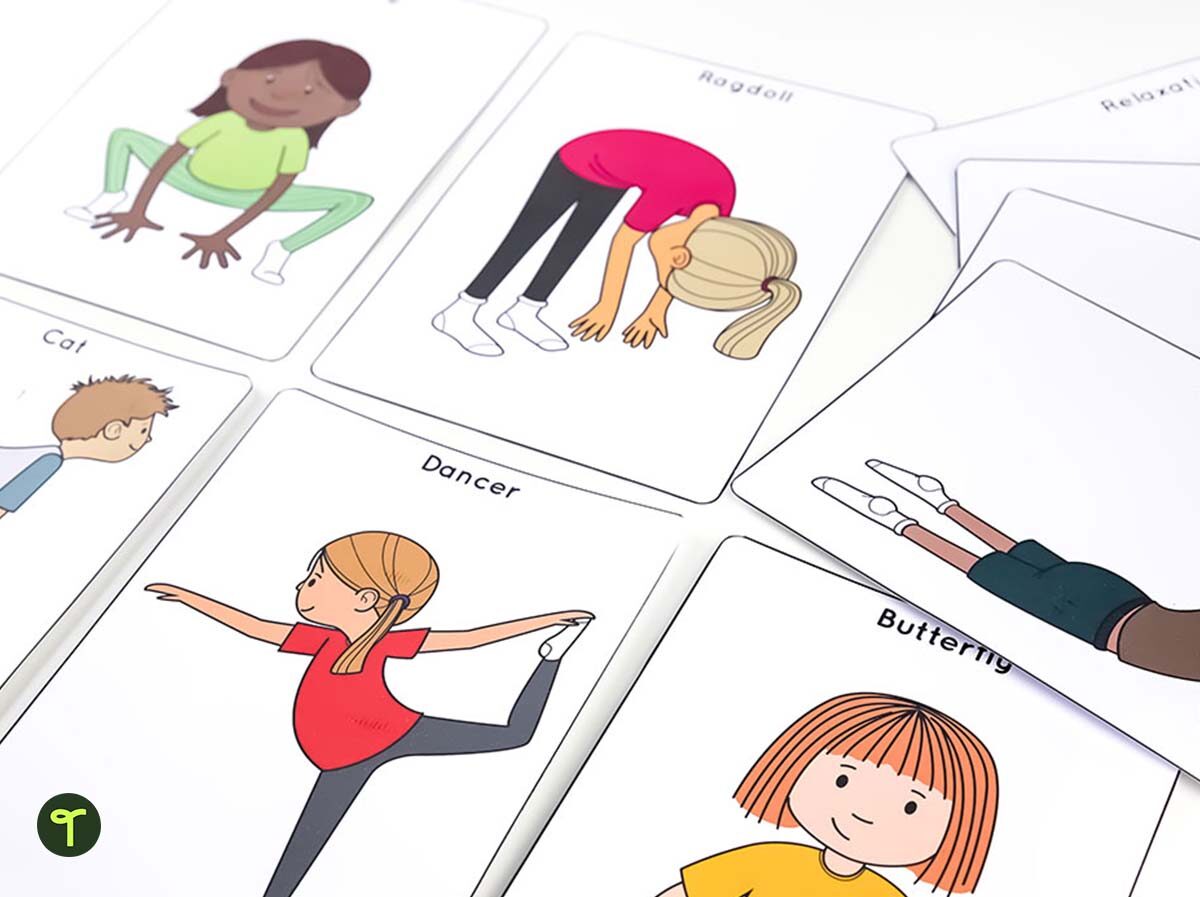 printable yoga cards for kids