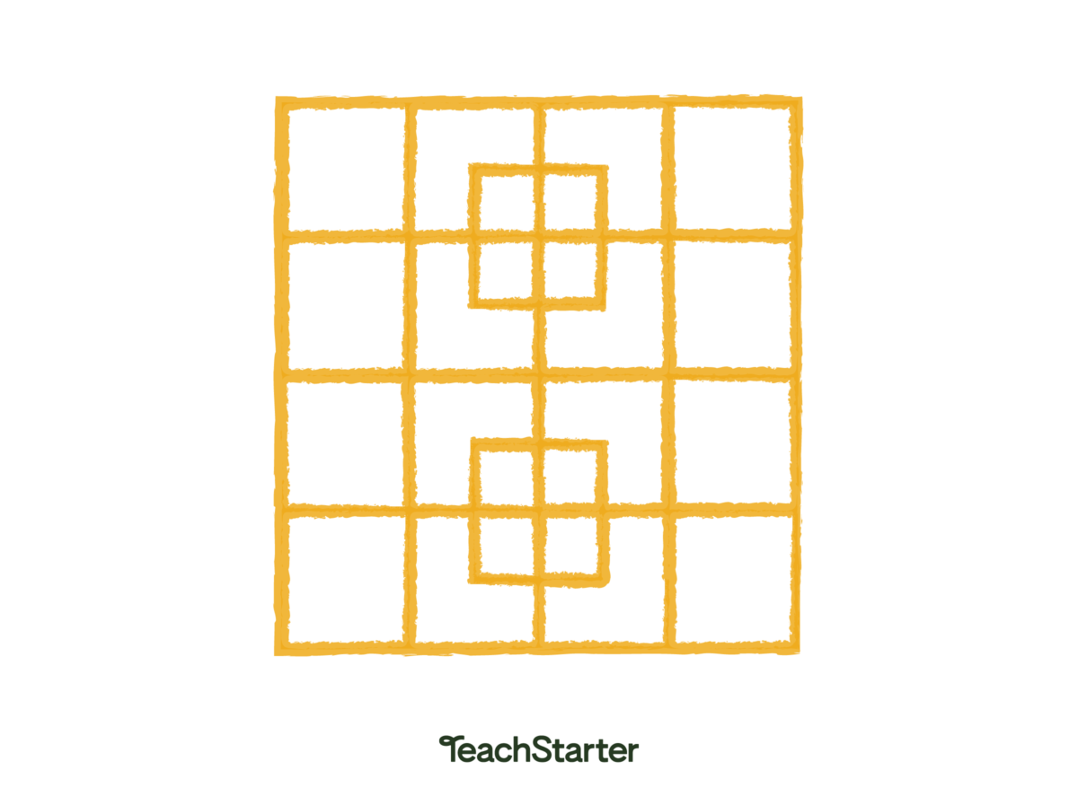 visual brainteaser how many squares