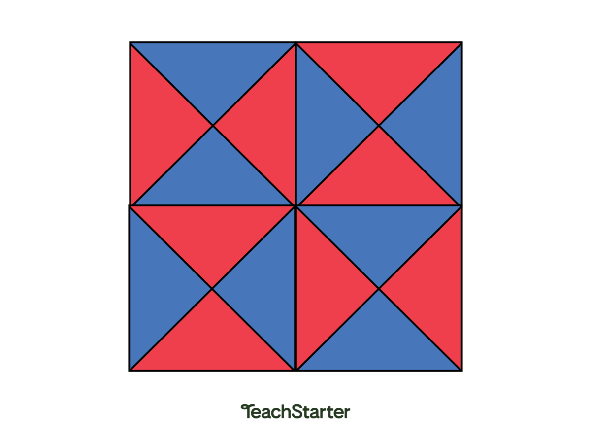 Triangle brainteaser for kids