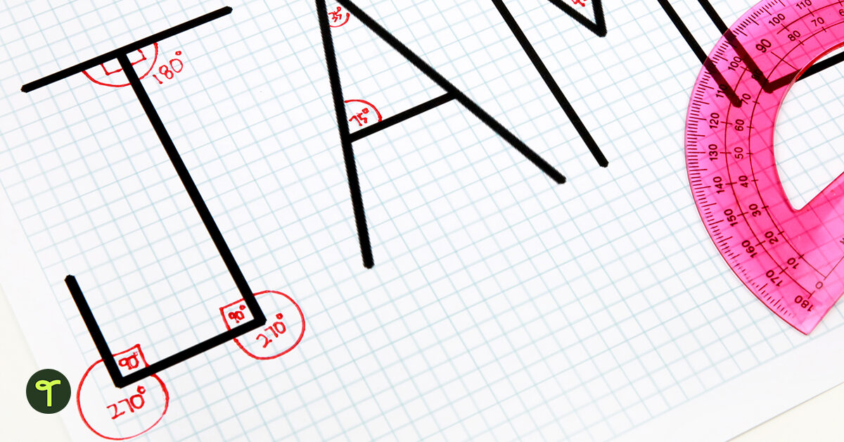 Measurement of angles, Mathematics of Educational applications for mobiles