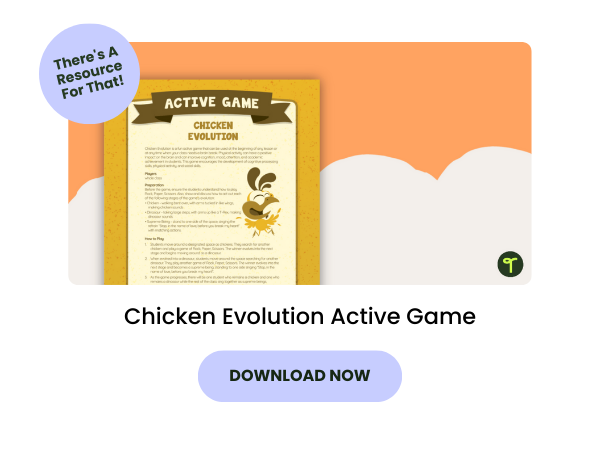 Chicken Evolution Active Game with purple 