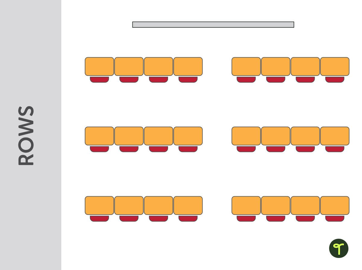 classroom seating rows arrangement