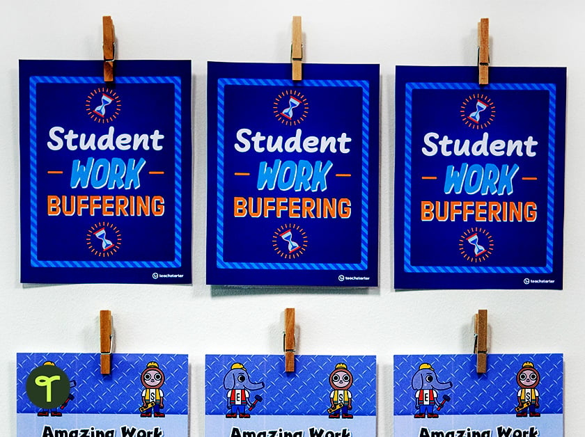 sample display boards for elementary