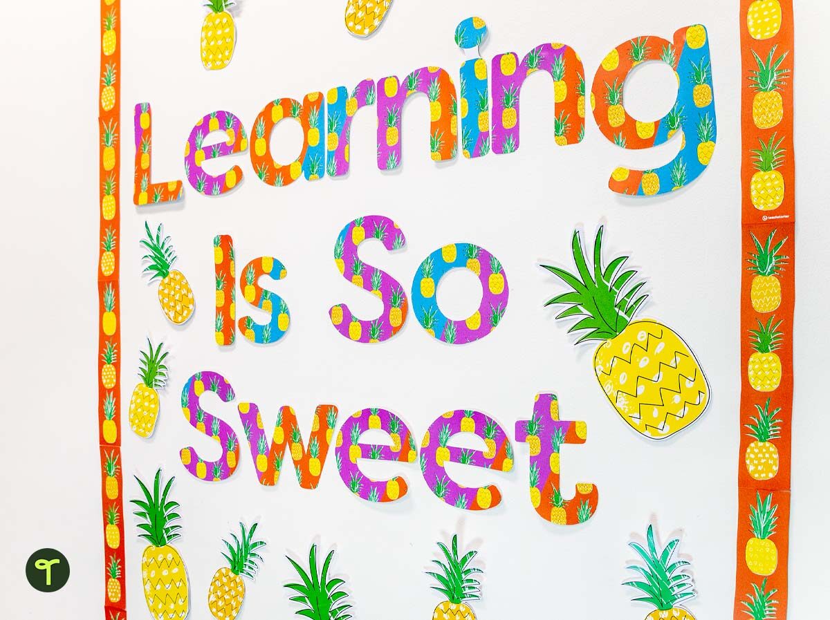 Fancying Up Your Bulletin Board Letters • Sweet Sensations