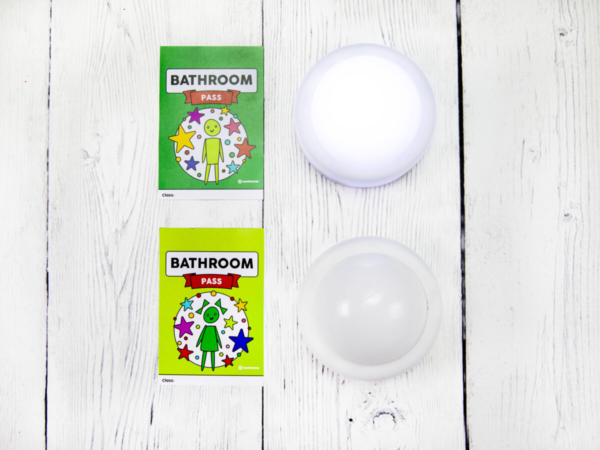 bathroom pass tap lights